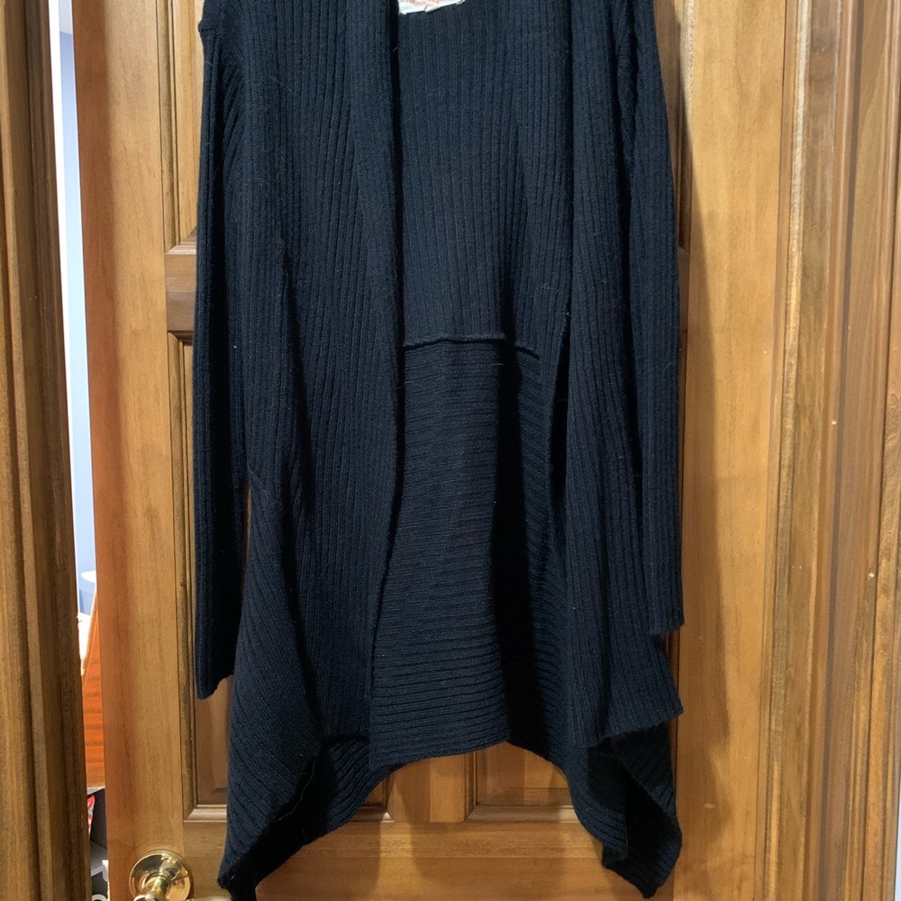 Black cardigan